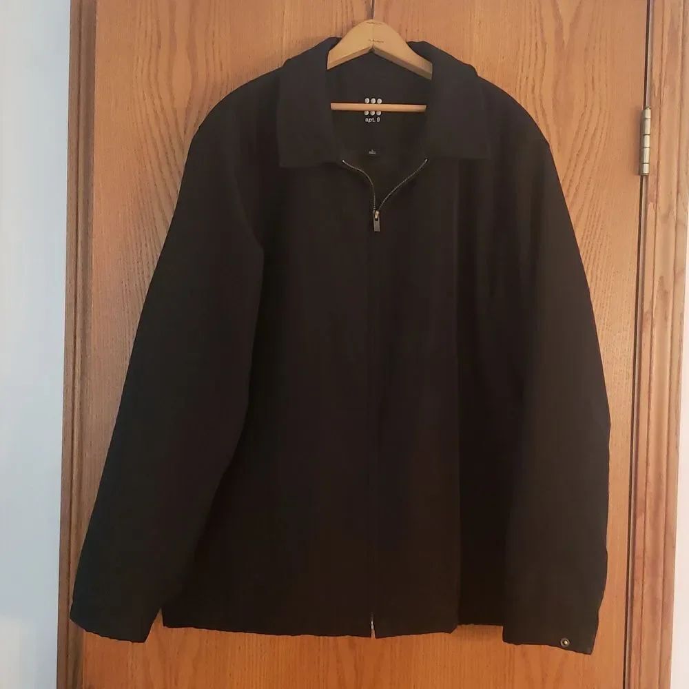 Very Nice Apt 9 Heavyweight Lined Winter Coat Jacket Water Resistant Sz L